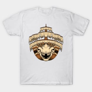 Whale Skull Pirate T-Shirt